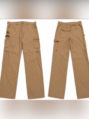 REI Khaki Cargo Pants with Multiple Pockets